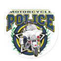 Motorcycle Police stickers