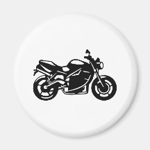 Motorcycle racing refrigerator magnets