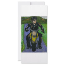 motorcycle full color rack card