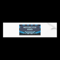 Motorcycle Rider Marquee bumper stickers