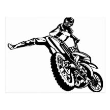 Motorcycle Riders Postcard