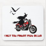 Motorcycle riding witch mousepads - customize