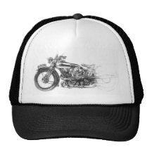 Motorcycle Rocks Mesh Hats