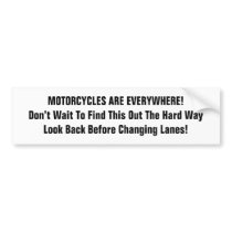Motorcycle series bumper stickers