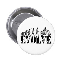Motorcycle Sportbike Motor Evolution Sports Art Pinback Button
