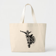 Motorcycle Stunts Canvas Bags