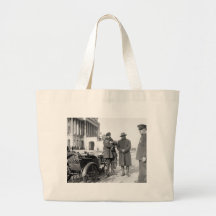 Motorcycle with Sidecar, 1918 Canvas Bags