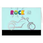 motorcyle motorbike bike biker greeting cards