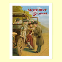 Motorist Cigars postcards