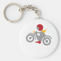 Motorradfahrerin von Emma Shirt Schlüsselanhänger
