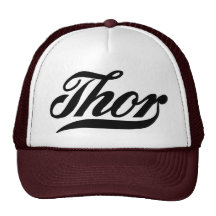 Motos vintages de Thor de logo Casquettes De Camionneur