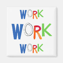 Mots d'art de travailleur du travail d'emploi d'af magnets