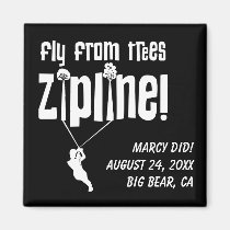 Mouche faite sur commande des arbres Ziplining aimants