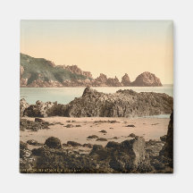 Moulin Huet Bay I, Guernsey, Channel Islands Refrigerator Magnet
