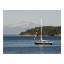 Mount Baker dominates landscape 2 Post Card