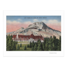 Mount Hood, Oregon - View of the New Timberline Postcard