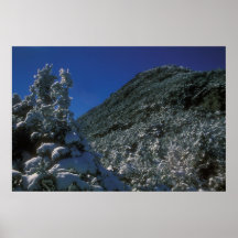 Mount Mansfield Summit Snow Poster