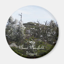 Mount Mansfield, Vermont Refrigerator Magnets