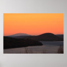 Mount Monadnock over Swift River Quabbin Reservoir Posters