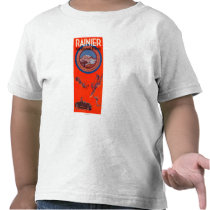 Mount Rainier Advertising Poster 2 Tshirt