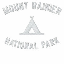 Mount Rainier National Park Embroidered Shirt