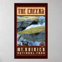 Mount Rainier Nat'l Park Posters