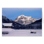 Mount Robson in Winter Greeting Cards