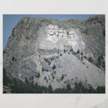 Mount Rushmore, Black Hills, South Dakota, USA Flyers