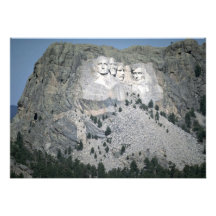 Mount Rushmore, Black Hills, South Dakota, USA Announcement