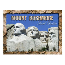 Mount Rushmore National Memorial, South Dakota Postcard