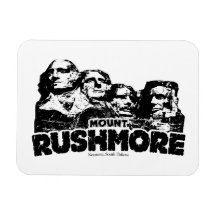Mount Rushmore Rectangle Magnet