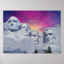 Mount Rushmore, South Dakota, USA Presidents Posters