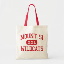 Mount Si - Wildcats - High - Snoqualmie Washington Canvas Bags