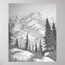Mount Tallac at Lake Tahoe Poster