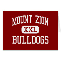 Mount Zion - Bulldogs - High - Jonesboro Georgia Greeting Cards