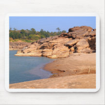 mountain and  river mousepad