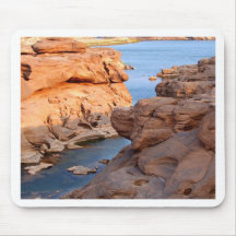 mountain and  river mousepad