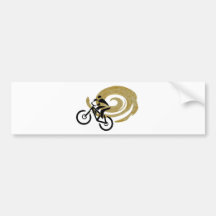 MOUNTAIN BIKE ASCENT BUMPER STICKERS