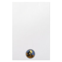 mountain bike chain sprocket design stationery