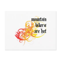 Mountain Bikers Are Hot Postcards