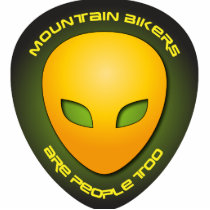 Mountain Bikers Are People Too Photo Cutouts