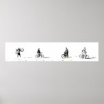 Mountain Bikers Poster