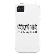 Mountain Biking It's in my blood Vibe iPhone 4 Cover