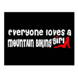 Mountain Biking Postcard