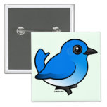 Mountain Bluebird Pinback Buttons