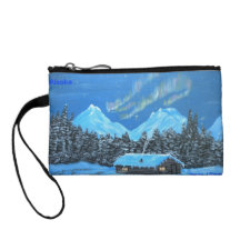 Mountain Cabin coin purse
