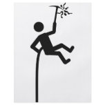 mountain climber icon personalized flyer
