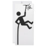 mountain climber icon rack card design