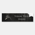 Mountain Climbing; Cool Black Bumper Sticker