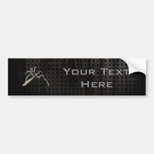 Mountain Climbing; Cool Black Bumper Sticker